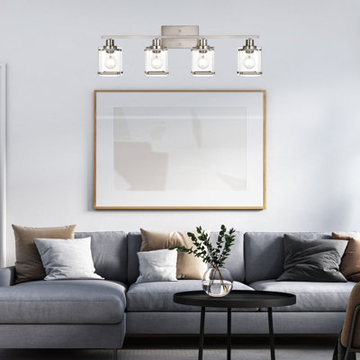 Wantagh Glass and Iron Armed Sconce
