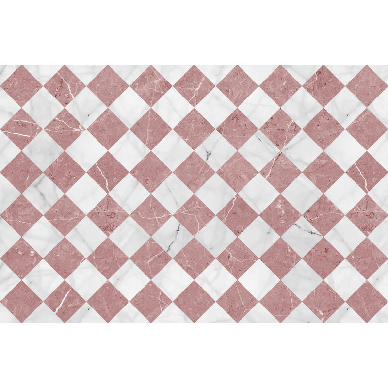 Rist Geometric Vinyl Machine Printed Area Rug, Rectangle 200 x 300cm