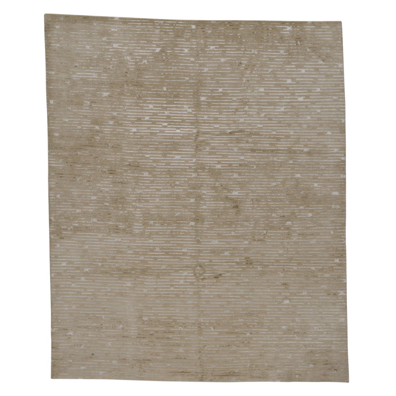High-Quality Hand-Knotted Ginger Area Rug