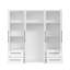 Minija 4 Door Manufactured Wood Wardrobe-2067423560