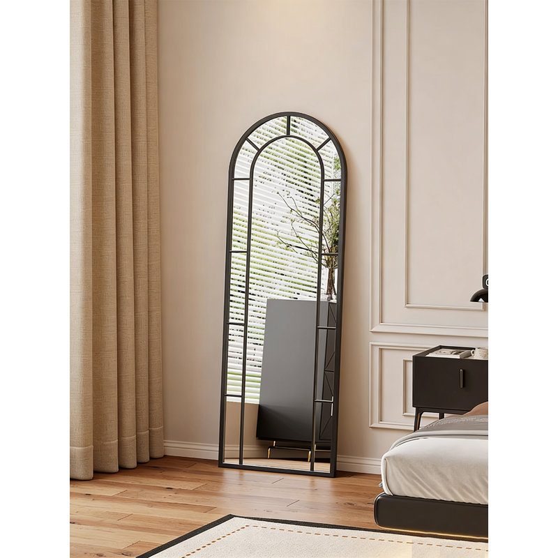 Miroir pleine longueur rétro antidéflagrant, 70.87" H x 27.56" W