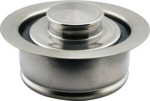 Drain pour évier de cuisine Stopper, Nickel brossé