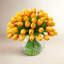 Real Touch Tulips Centerpiece In Vase-725784640