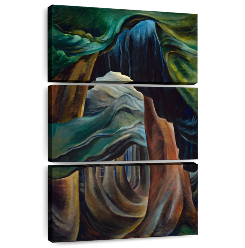 Alvord Forest In British Columbia, 74" H x 48" W
