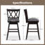 Dutil Swivel Counter Stool with Solid Wood Frame-1032228567-1032228560