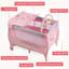 Mini lit de bébé rembourré portatif avec matelas-66369397