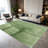 1PC Sage Green Wavy Ribbed Textured area rugs for Living Room, Soft and Comfortable, Suitable for all seasons, easy-to-maintain, machine washable Indoor floor mat, Under Table Farmhouse suitable for dining table, coffee table, bedroom, entryway-129365934