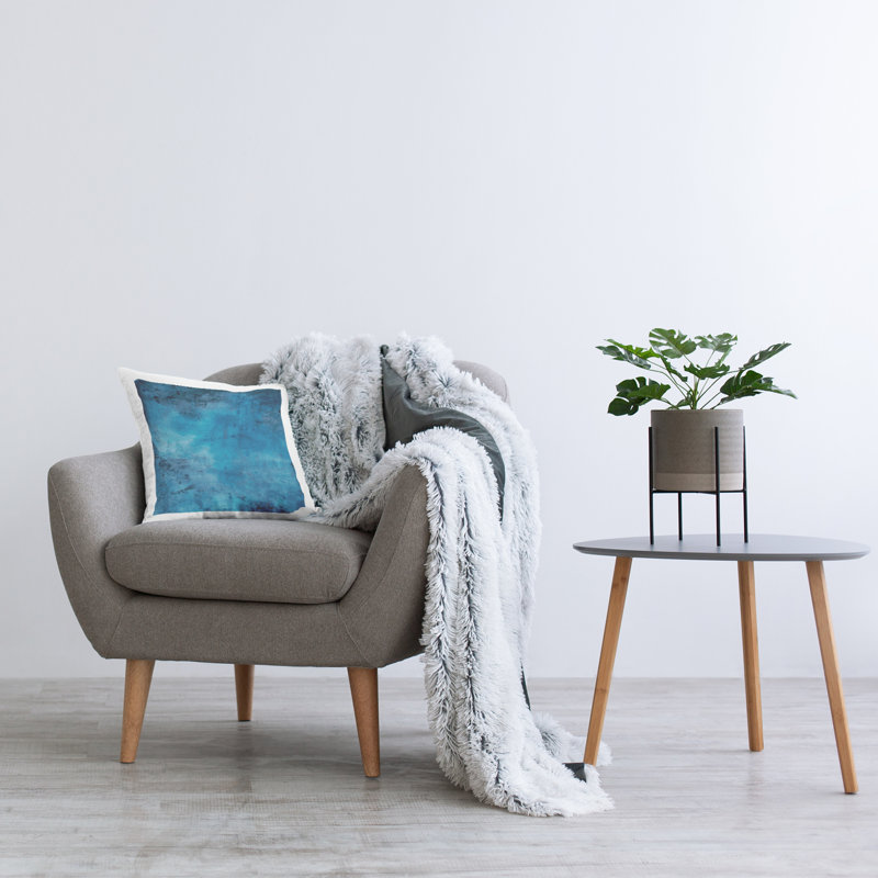 Coussin bleu Chaotic Moody