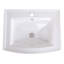 Nantucket Sinks 23 Inch Rectangular Drop-In Ceramic Vanity Sink-1287966624