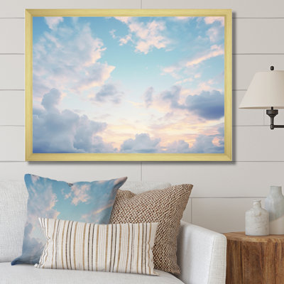 «White Sky Pure Elegance I» sur toile