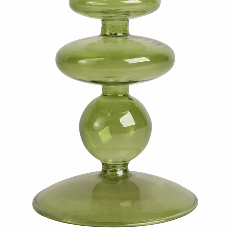 Candlestick Holder, Green