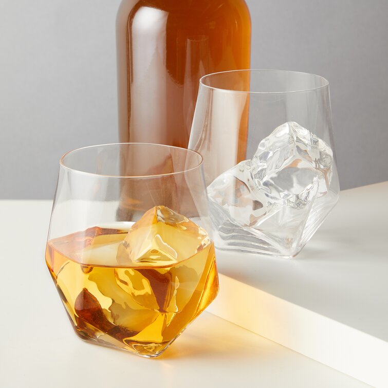 Viski Crystal Chardonnay Glasses (Set of 2)