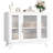 Buffet Storage Cabinet With Fluted Glass Door-271504859