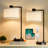 Navreet Table Lamp Set with USB C+A Charging Ports Fully Stepless Dimmable Bedside Lamp (Bulbs Included)-340687825
