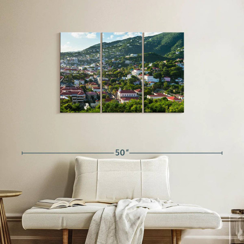 Paysage urbain Charlotte, H 24 po x l 38 po