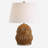 Lampe de table en rotin miel Cieren