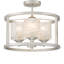 Plafonnier semi-encastré 3 lumières Maroney-1153917235