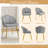 Velvet Accent Chair Vanity Makeup Chairs-1637939233