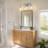 3-Light Dimmable Nickel Modern Vanity Light