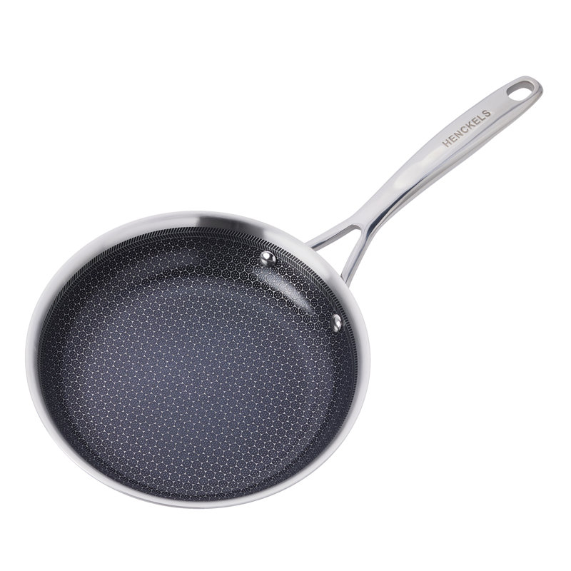 Henckels Paradigm Ceramic 8-Inch Stainless Steel Dual Performance Fry Pan, 8"