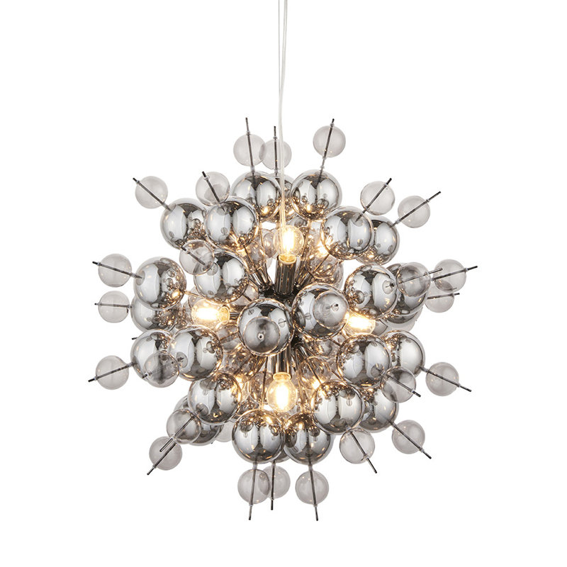 Azpurua 9 - Light Crystal Chandelier, Black