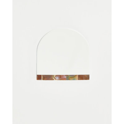 Lacquer Shell Coasters - White