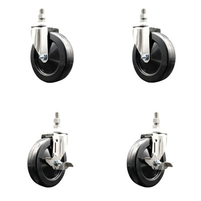 Soft Rubber Casters