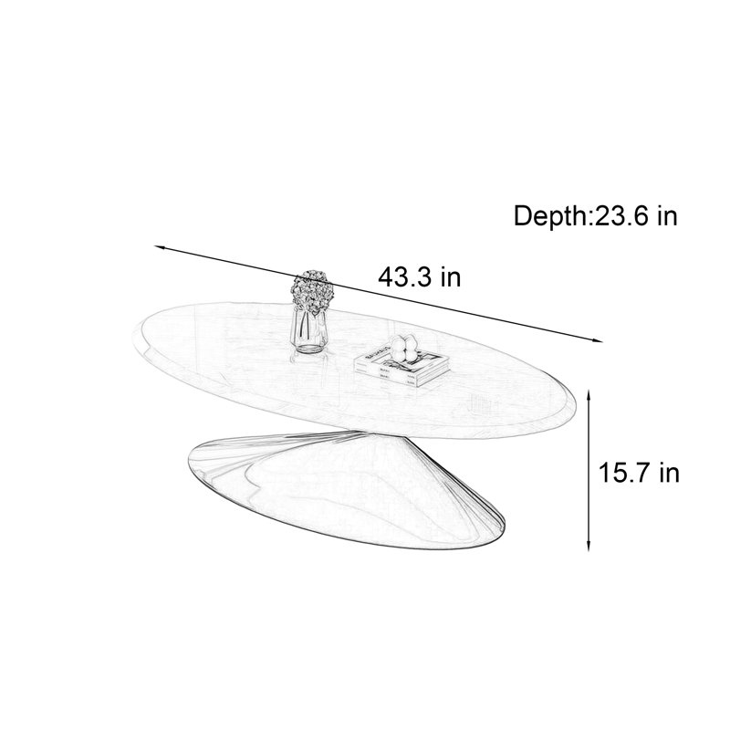 Hyeon, 15.7" H x 43.3" W x 23.6" D, Black/Silver
