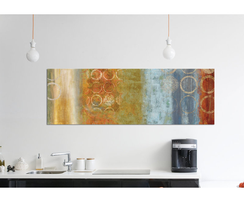 « savourer moment présent i », reproduction d’art sur toile, H 20 po x l 60 po x P 1,5 po