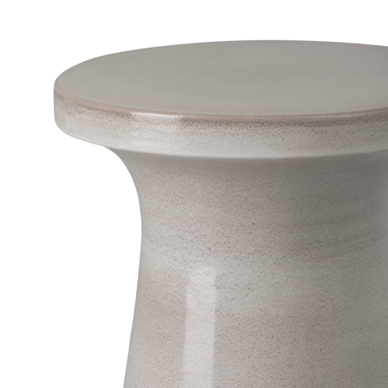 Ceramic Garden Stool, 18" H x 14" W x 14" D