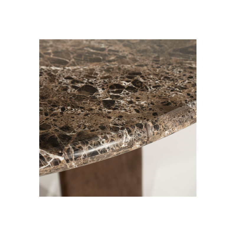 Lando Round Marble Dining Table