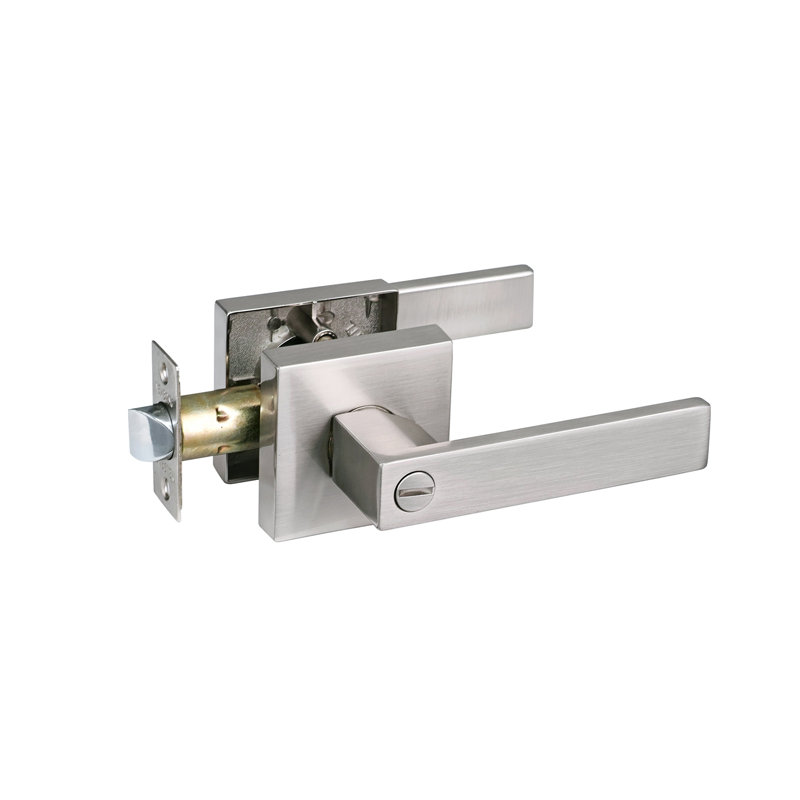 Satin Nickel Privacy (Bed & Bath) Door Lever