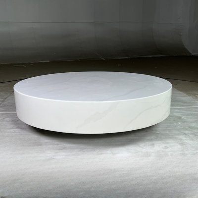 Premium round marble coffee table