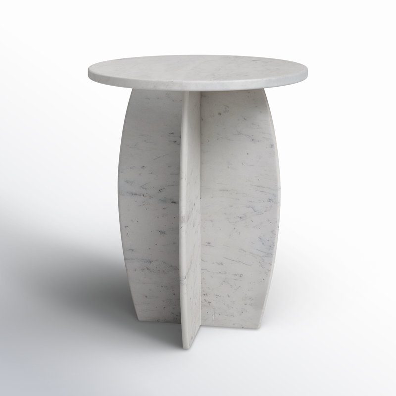 Table de bout en marbre Karamvir