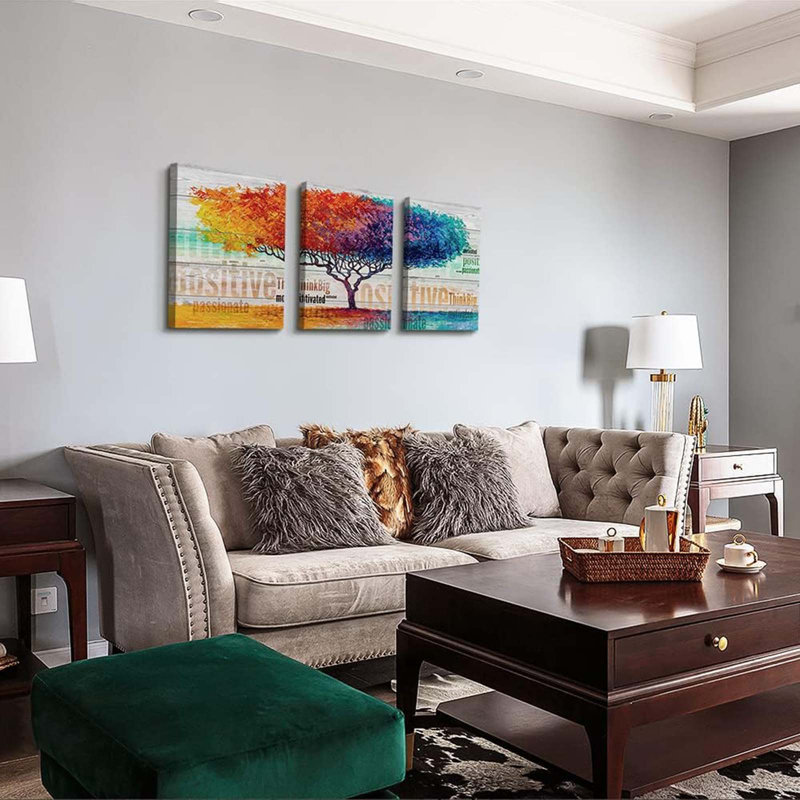 3 Piece Wrapped Canvas Wall Art