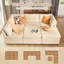 Canapé modulaire rembourré 6 pièces Kustas-37748153