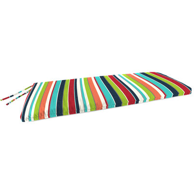 Sunbrella 48" x 18" Outdoor Bench Cushion with Ties