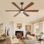 Ventilateur de plafond moderne avec télécommande, 6 pales en bois massif, moteur à courant continu silencieux, ventilateur de plafond extérieur pour patio couvert avec lumière-886738342-901857404-901857406