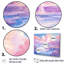 Kawaii paysage rose Geyser Dream II - ensemble d'art sur toile Geyser-386678110-386678106