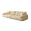 Coussin beige modulaire 100% polyester-282997426