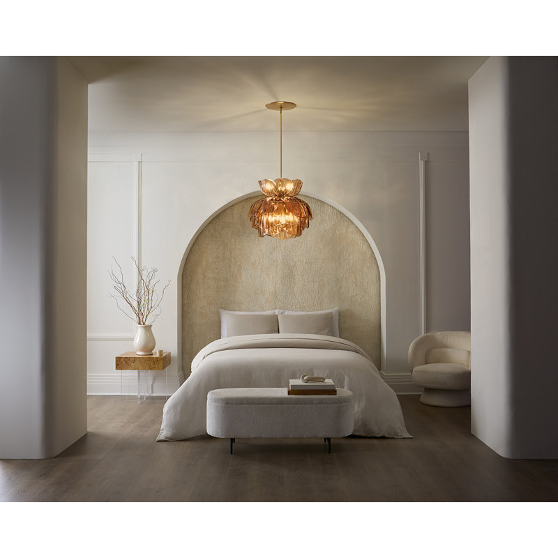 Fantine 7 - Light Chandelier, Orange