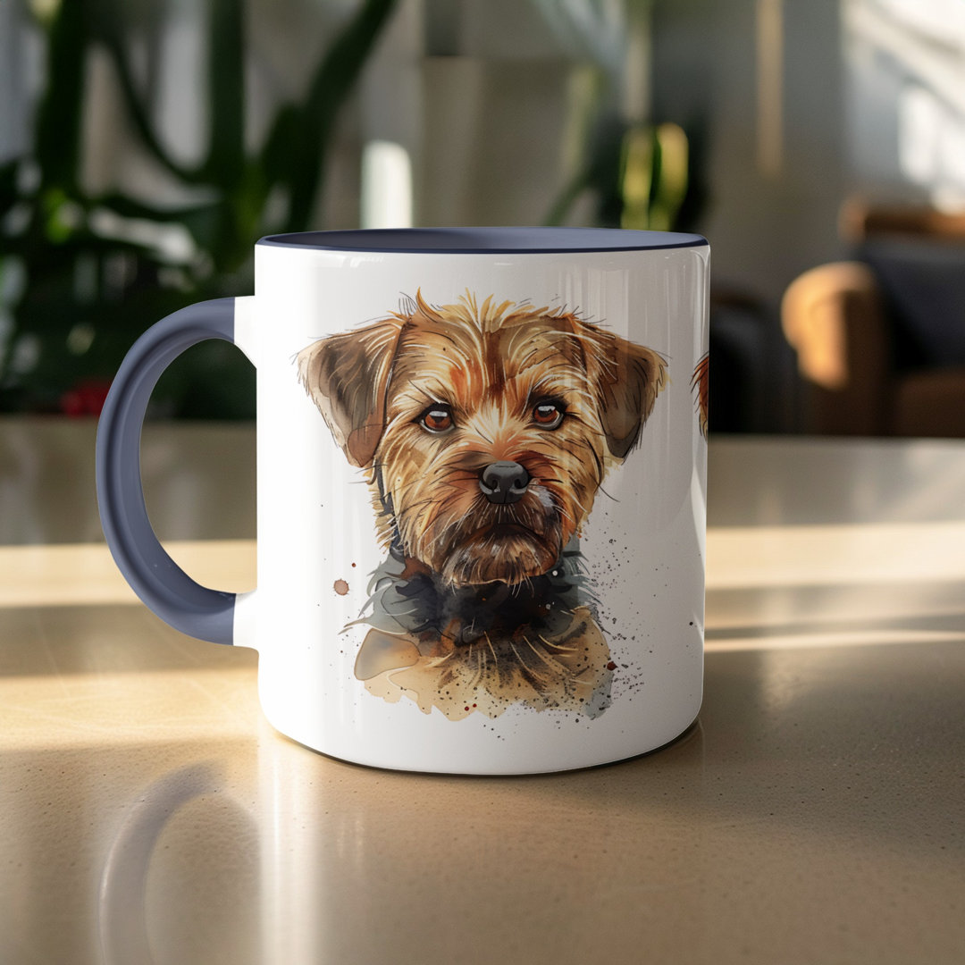 Watercolor Chihuahua Design 11oz Coffee Mug