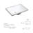 White Ceramic Bathroom Sink - Rectangular, Overflow, Sound Absorbing, Heat , Stain & Scratch Rust-, No Faucet Holes Required Rectangular Basin White, Emerged