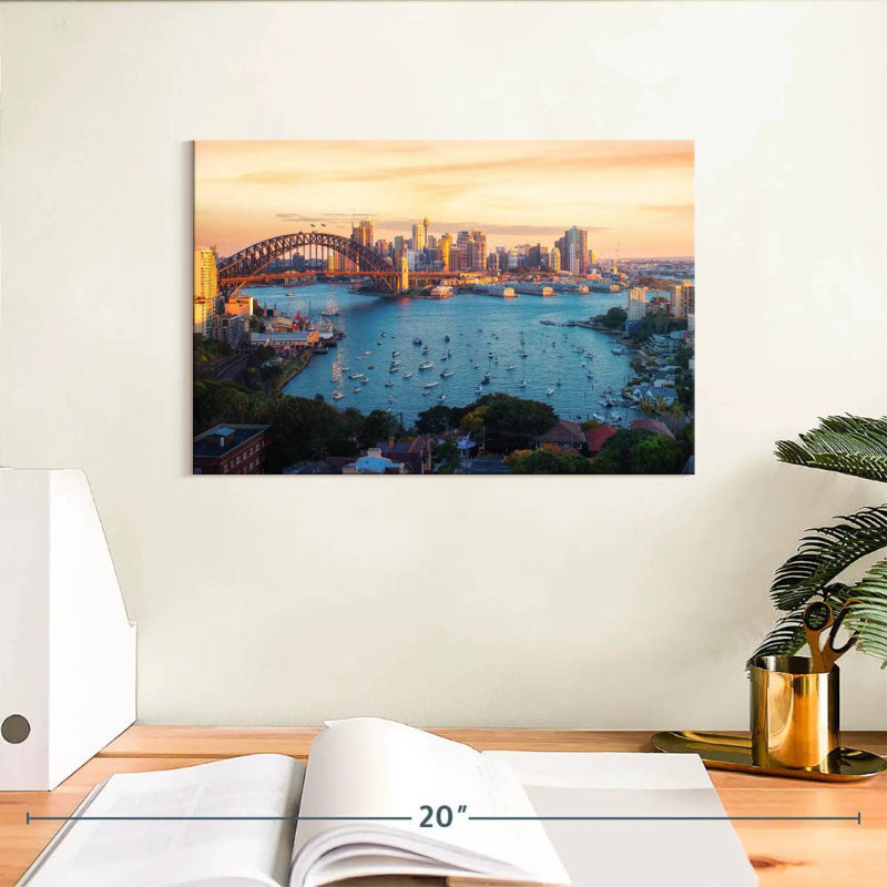 Sireci Panoramic Sydney Harbour, 8" H x 12" W