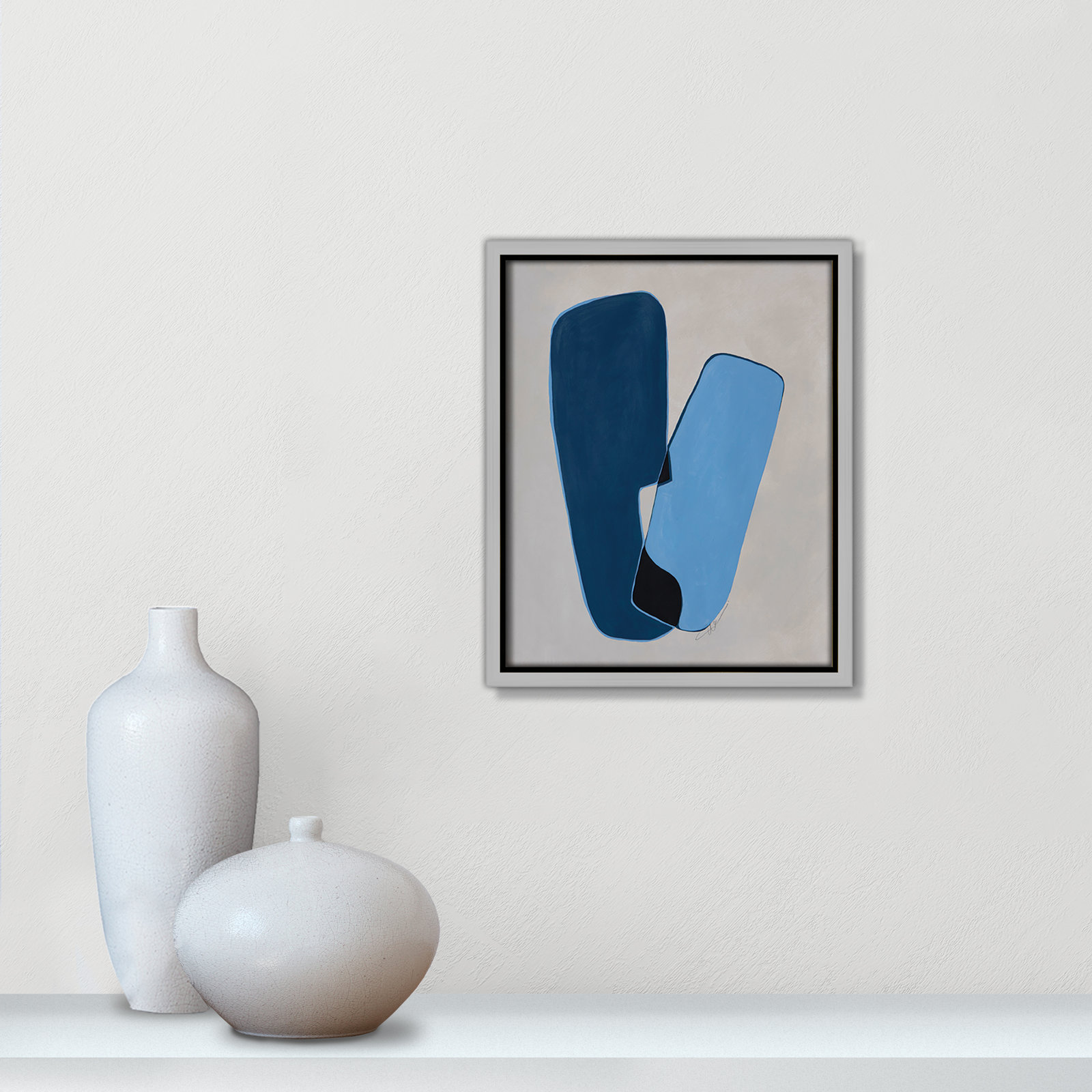 In Unity Collection "In Unity II" Print, 11.5" H x 9.5" W x 2" D, Silver Framed