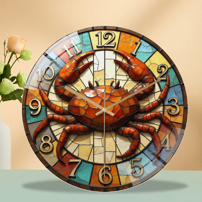 Horloge murale Crab