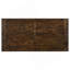 Guster Rustic Golden Brown Rectangular Dining Table