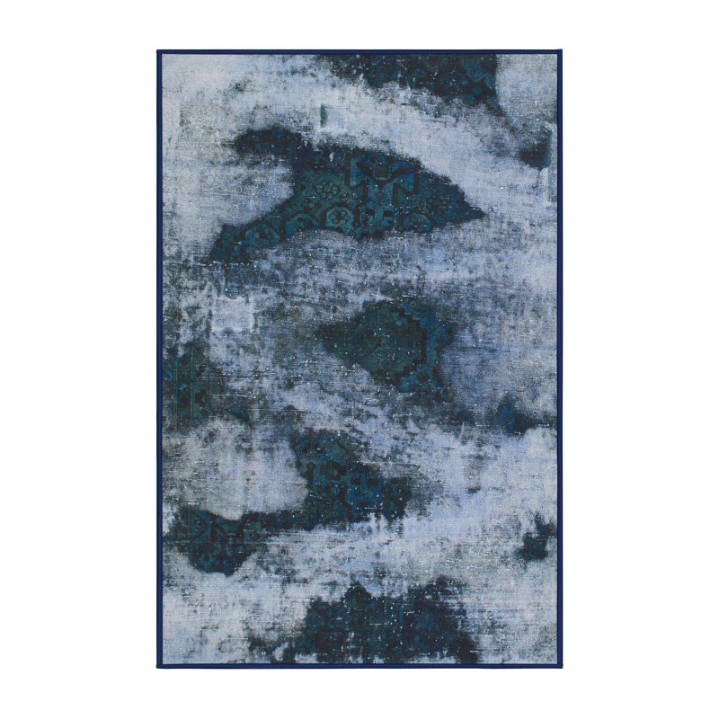 Tapis abstrait moderne 1372, Rectangle de 2 pi x 3 pi