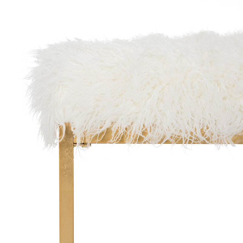 Banc rembourré Dubuque, Blanc