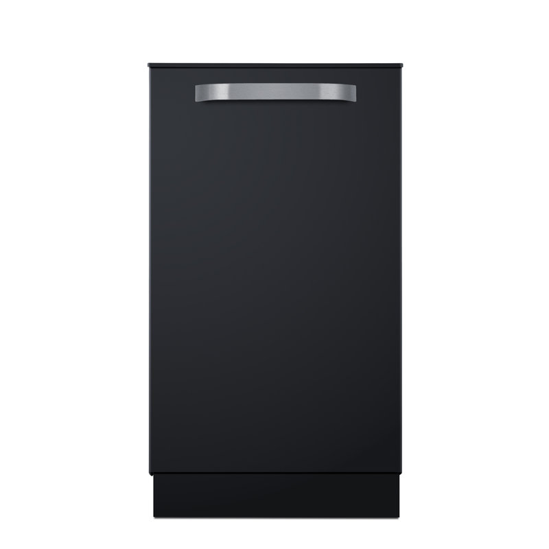 Summit Appliance  ADA Compliant 18" Wide Built-In Dishwasher, Black